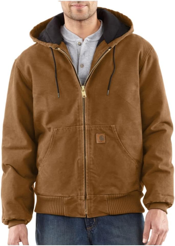 Men's Big-Tall Quilted Flannel Lined Sandstone Active Jacket