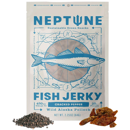 Cracked Pepper Fish Jerky