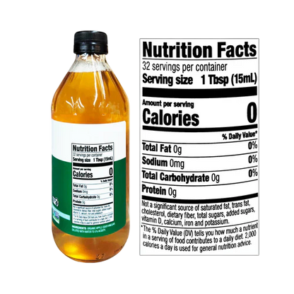Organic Filtered Apple Cider Vinegar - With Mother