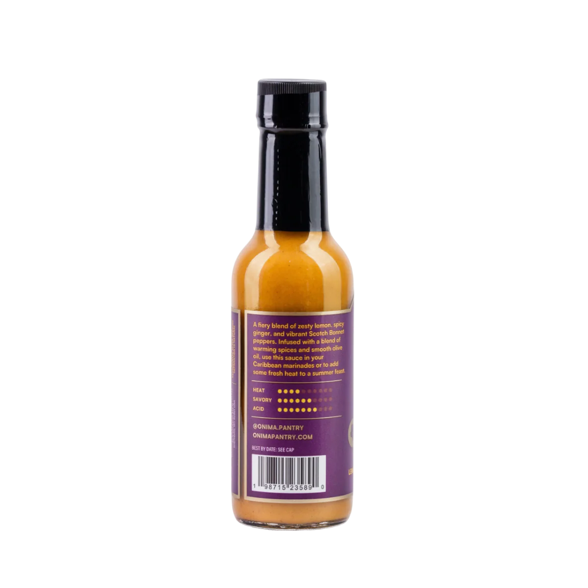 Lemon Ginger Jerk Hot Sauce