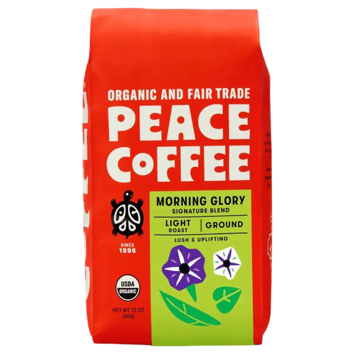 Organic Morning Glory Light Roast Ground Coffee