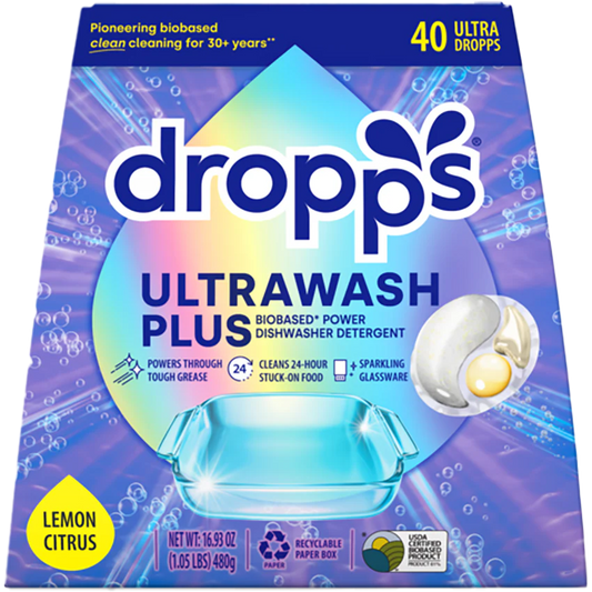 UltraWash Plus Biobased Power Dishwasher  Pod - Lemon  (40 CT)