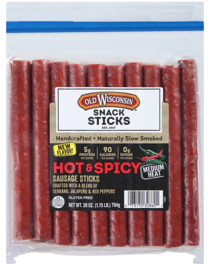 Hot & Spicy Sausage Sticks
