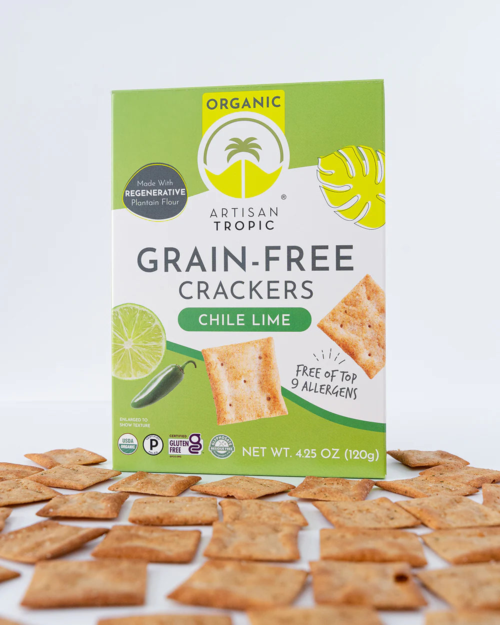 Chile Lime Grain-Free Crackers