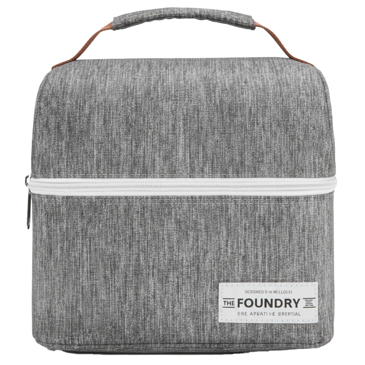 Dexter Lunch Bag - Woven Texture Steel