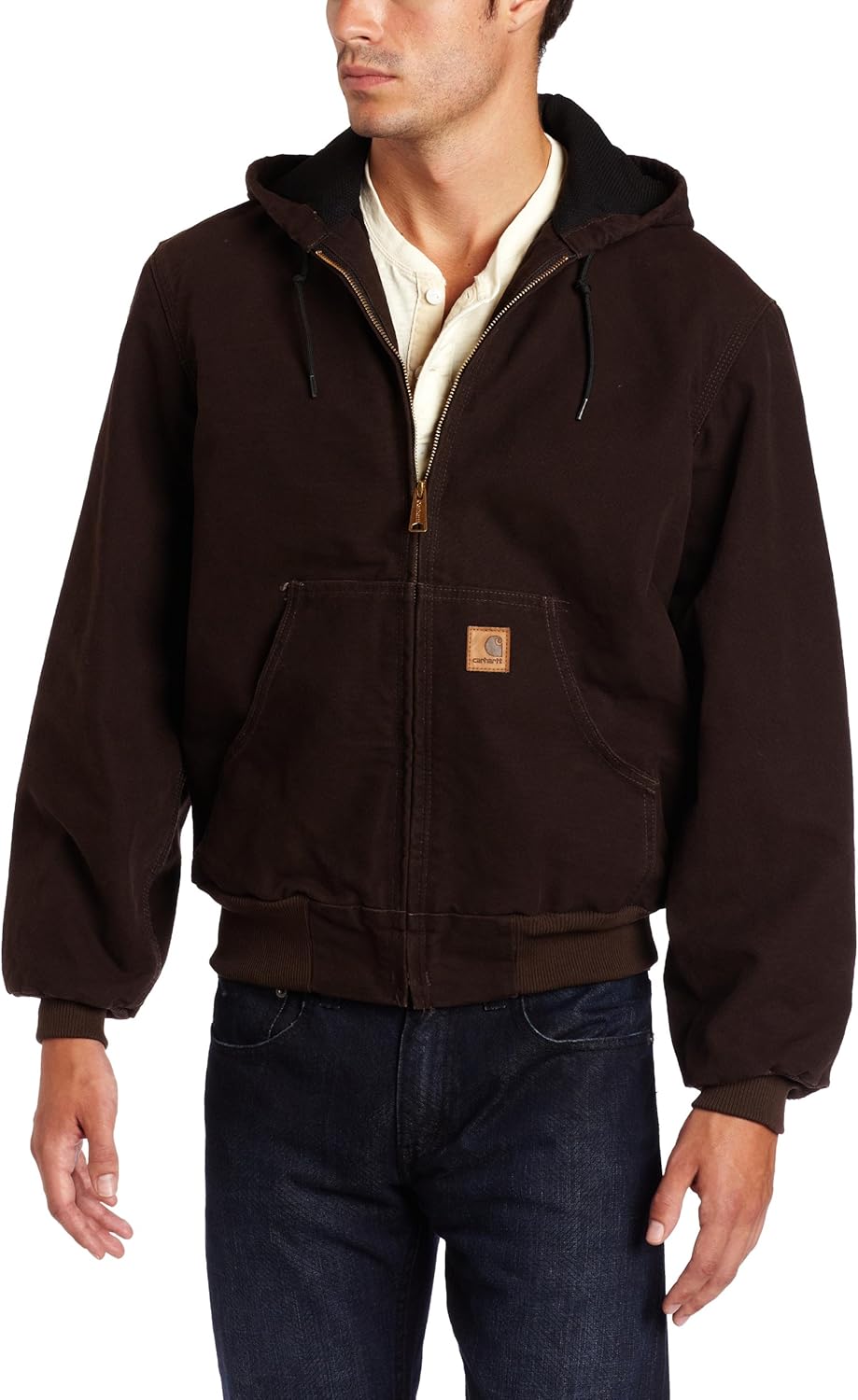 Men's Big-Tall Quilted Flannel Lined Sandstone Active Jacket