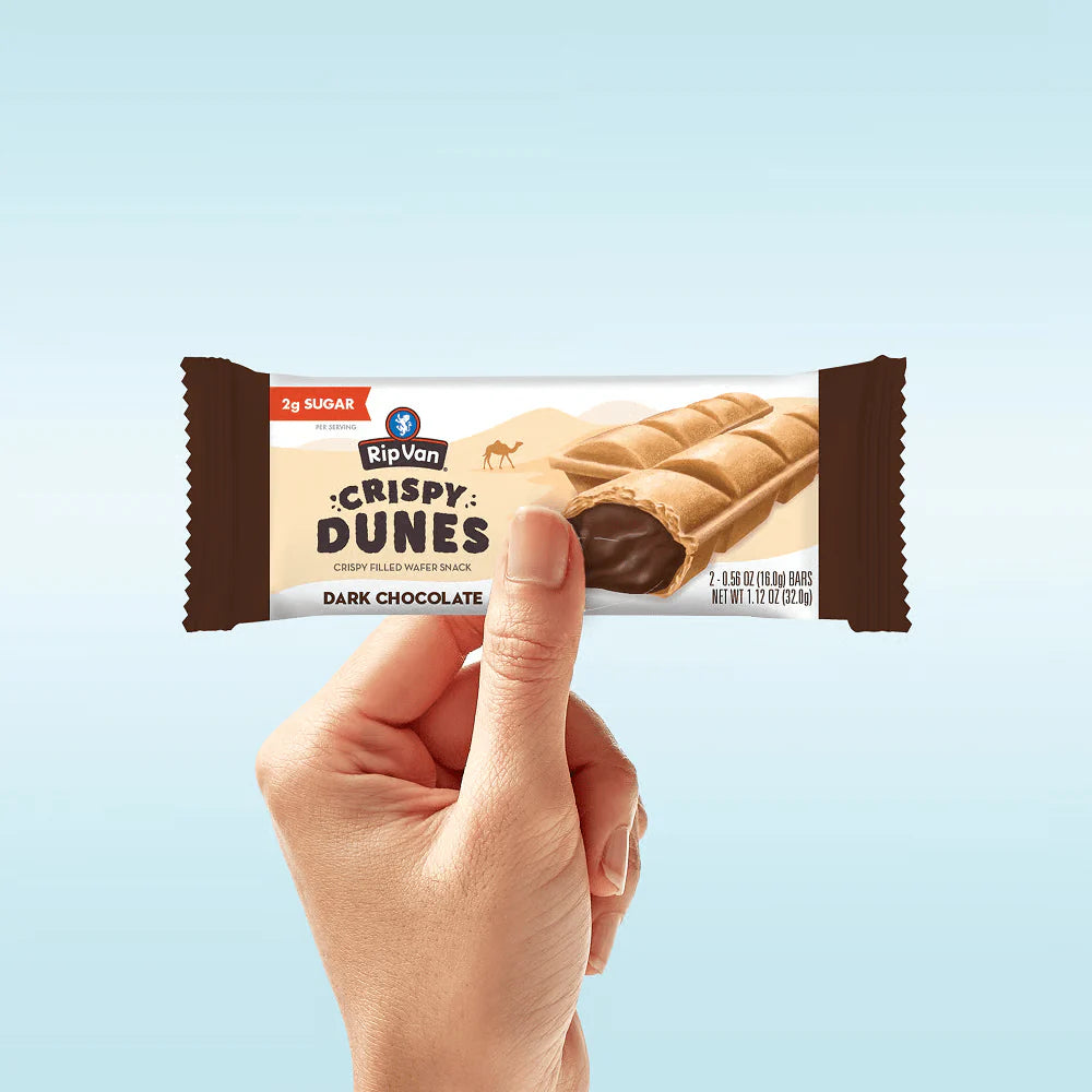 Crispy Dunes Dark Chocolate Filled Wafers (4 CT)
