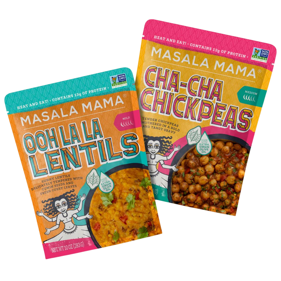 Ooh La La Lentils  & Cha Cha Chickpeas Heat And Eat (2 Pack)