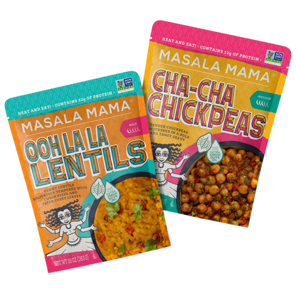 Ooh La La Lentils  & Cha Cha Chickpeas Heat And Eat (2 Pack)
