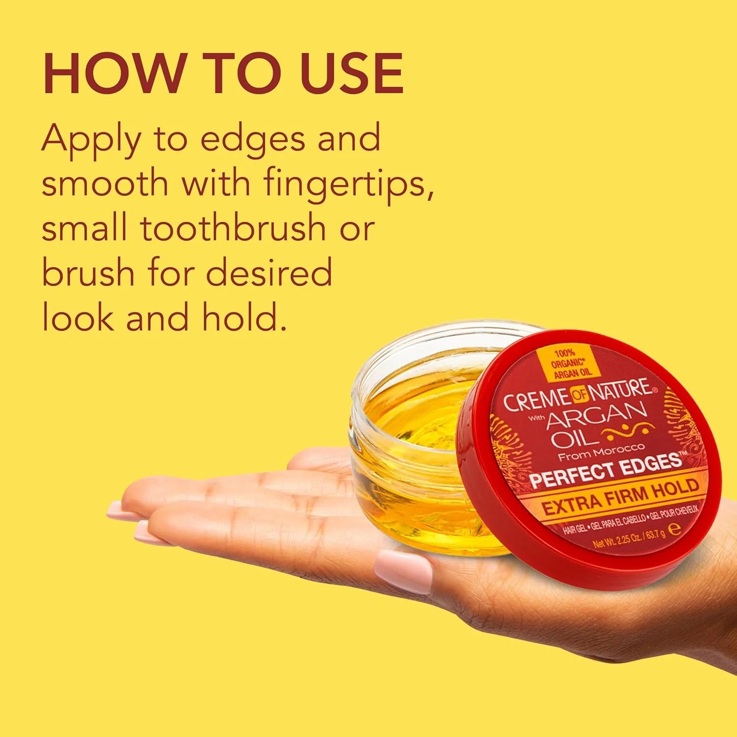 Argan Oil Perfect Edges Extra Hold Hair Gel