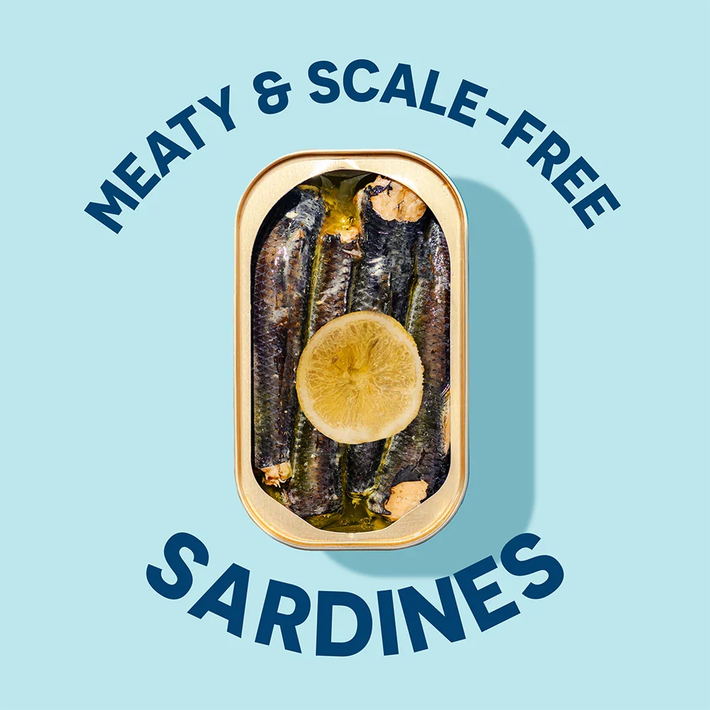 Wild Sardines In Extra Virgin Olive Oil with Lemon