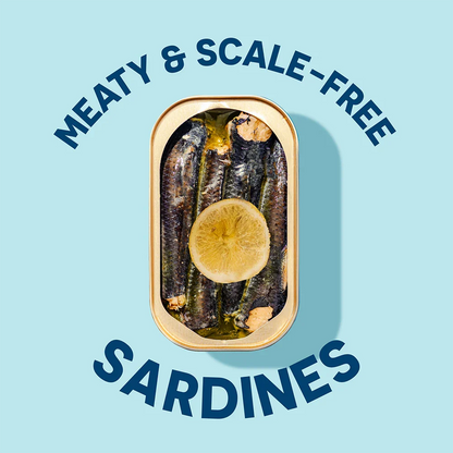 Wild Sardines In Extra Virgin Olive Oil with Lemon