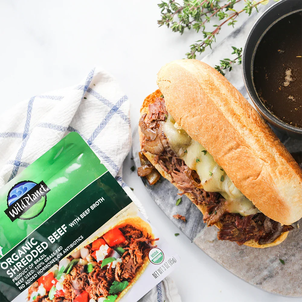 Organic Shredded Beef Single-Serve Pouch