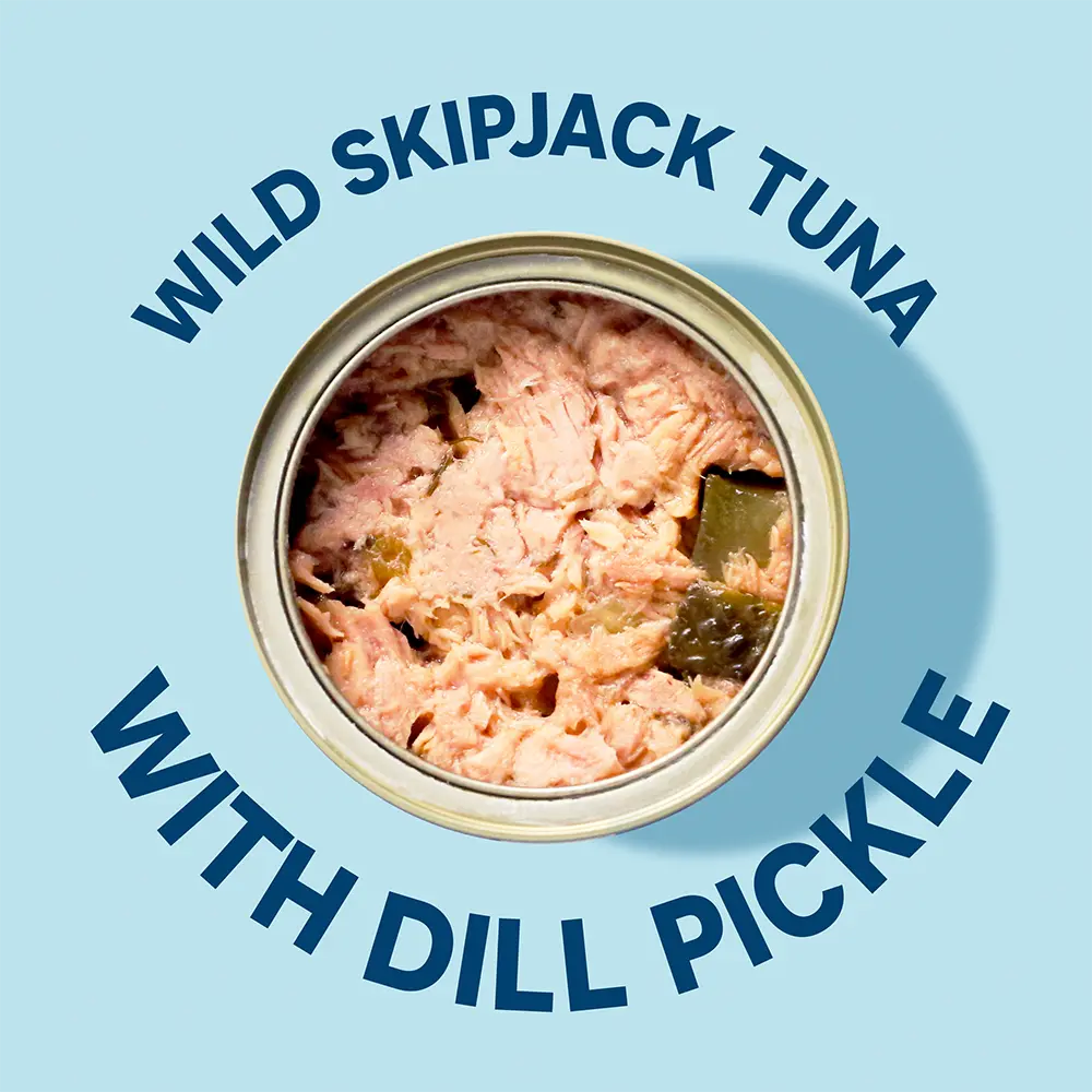 Skipjack Wild Tuna with Dill Pickle