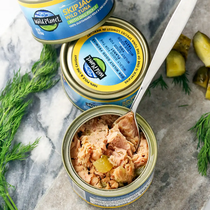 Skipjack Wild Tuna with Dill Pickle