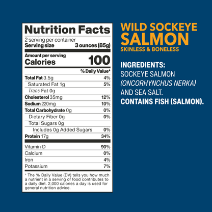Wild Sockeye Salmon