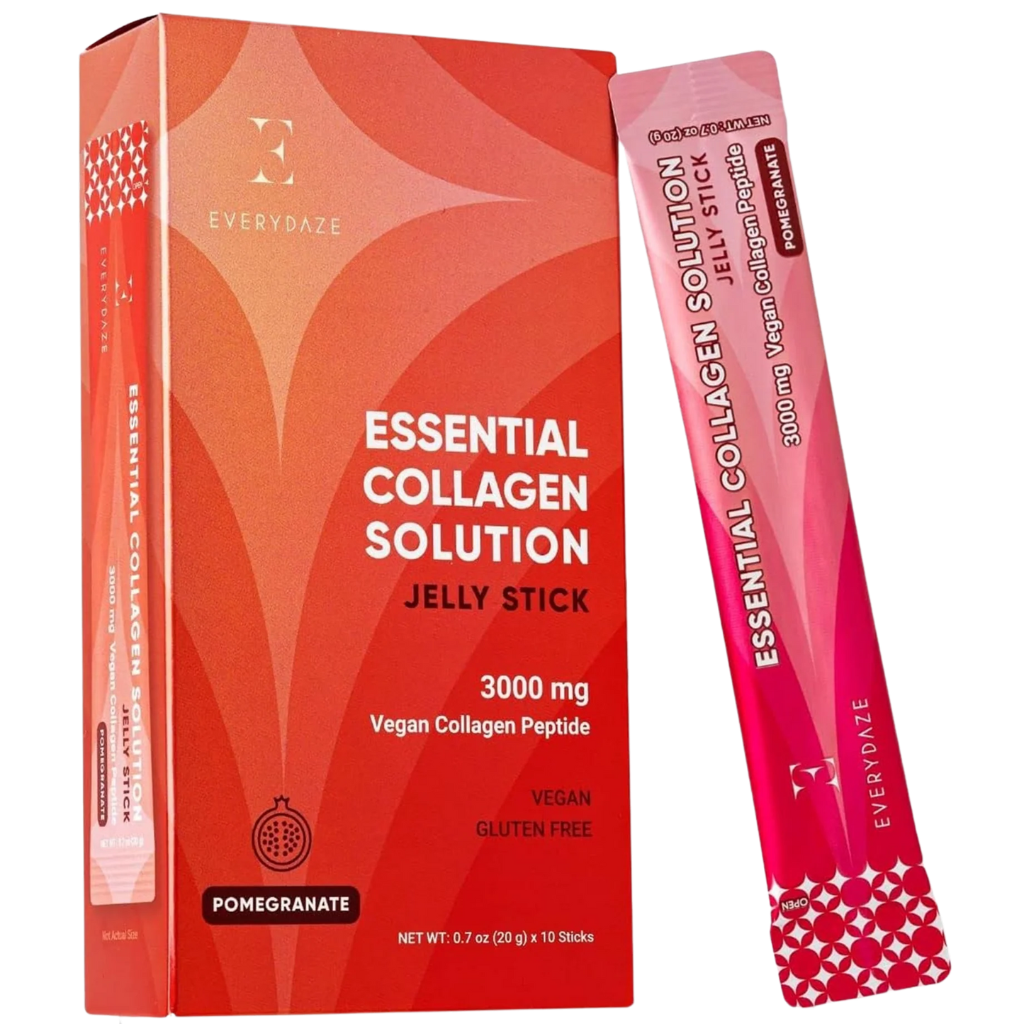 Essential Collagen Solution Jelly Stick - Pomegranate (10 CT)