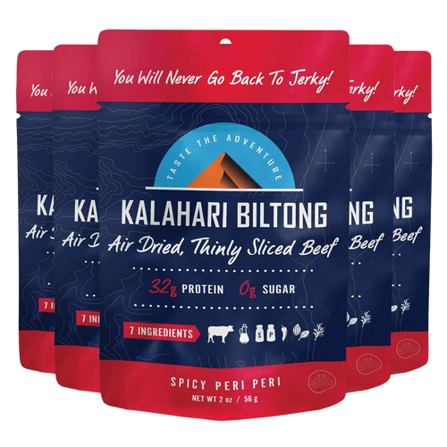 Biltong Spicy Peri Peri Flavor (8 Pack)