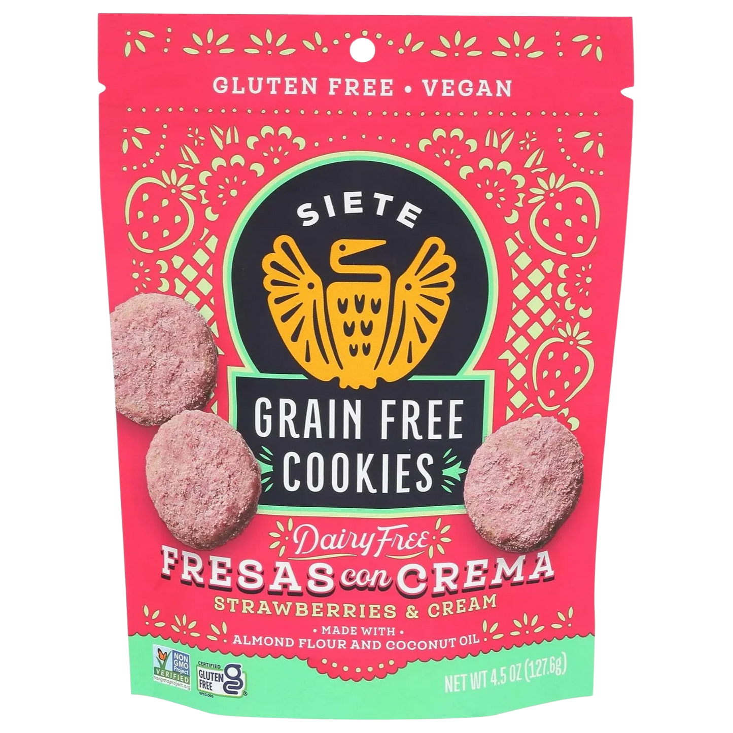 Fresas Con Crema Grain Free Cookies