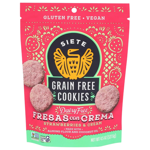Fresas Con Crema Grain Free Cookies