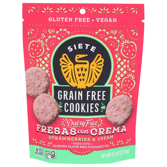 Fresas Con Crema Grain Free Cookies