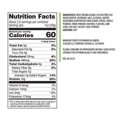 Chili Lime Beef Jerky