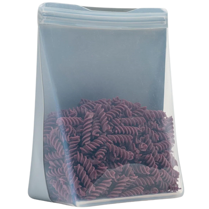 50oz Reusable Silicone Stand Up Storage Bag - Slate