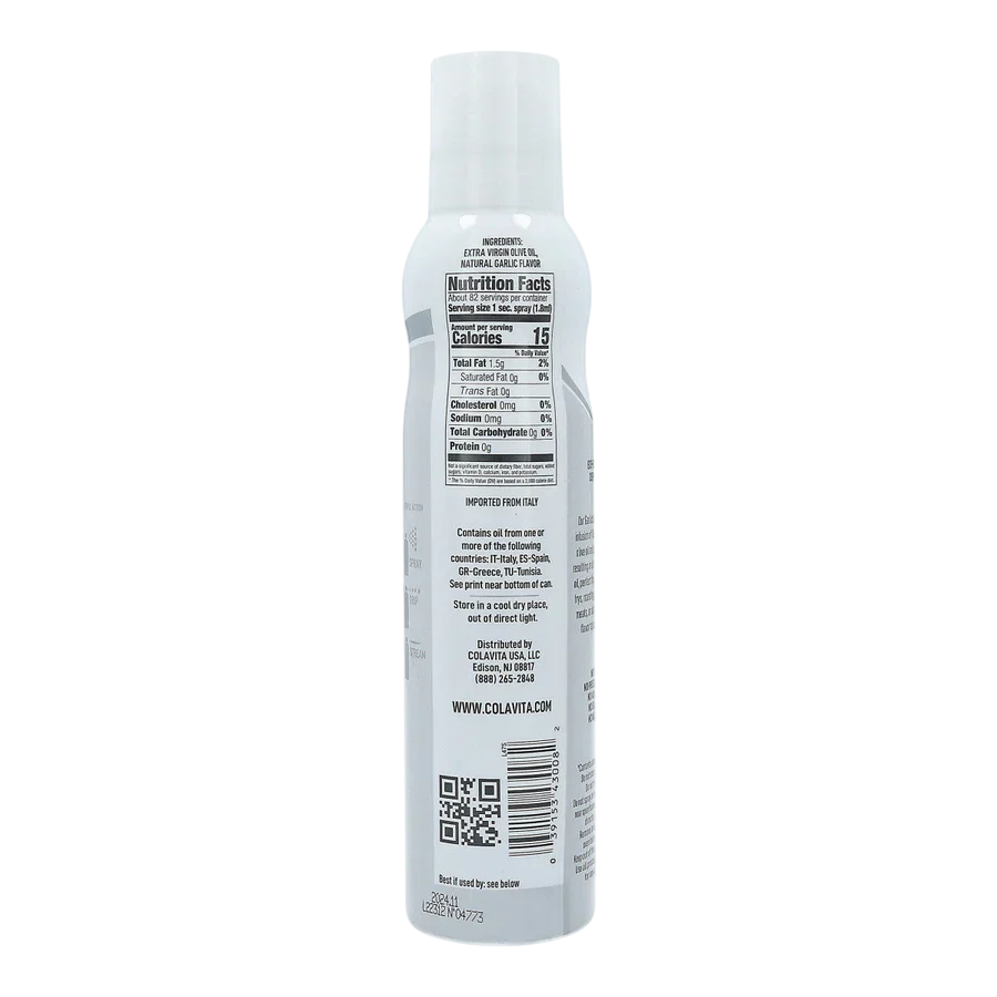 Garlic Flavored Extra Virgin Olive Oil Spray