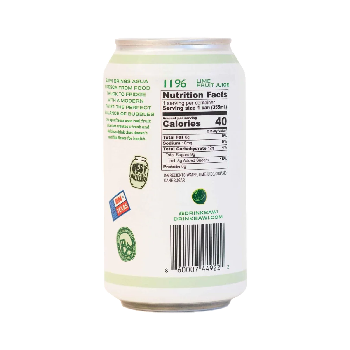 Sparkling Agua Fresca El Limon - Lime (4 Pack)