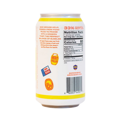 Sparkling Agua Fresca La Pi?a ¨C Pineapple (4 Pack)