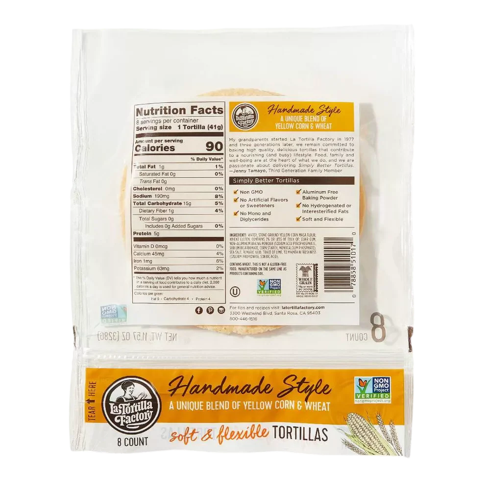 Yellow Corn Tortillas