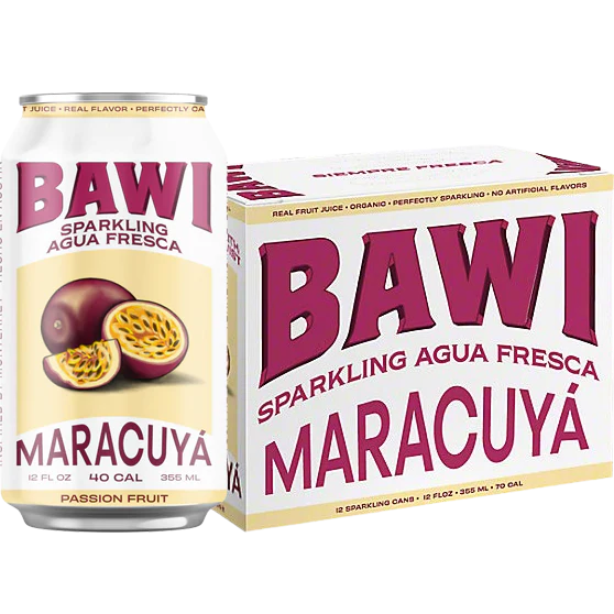 Sparkling Agua Fresca Maracuya - Passionfruit (12 Pack)