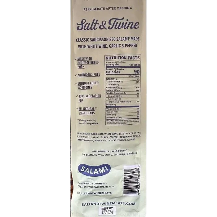 Classic Bistro Salami