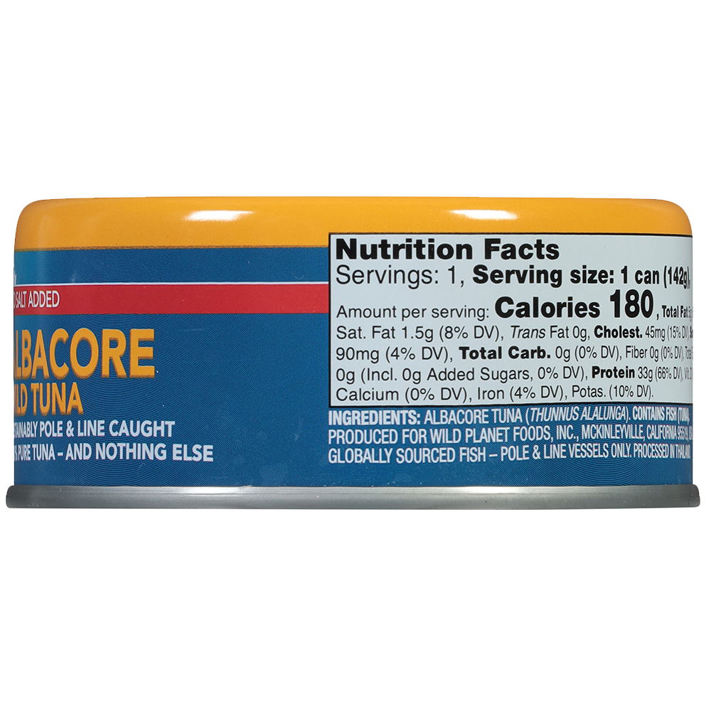Albacore Wild Tuna No Salt Added