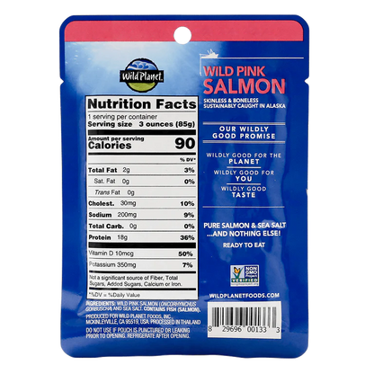 Wild Pink Salmon Single-Serve Pouch