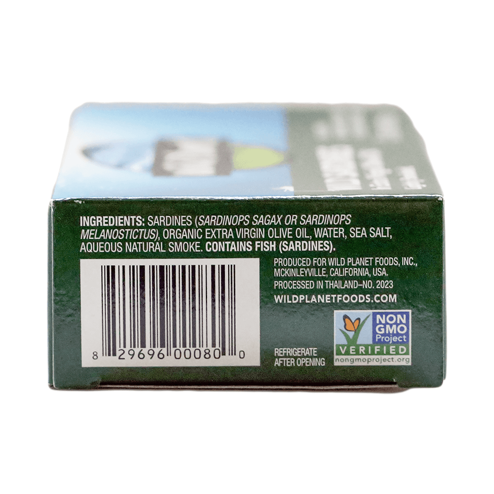 Wild Sardines In Extra Virgin Olive Oil