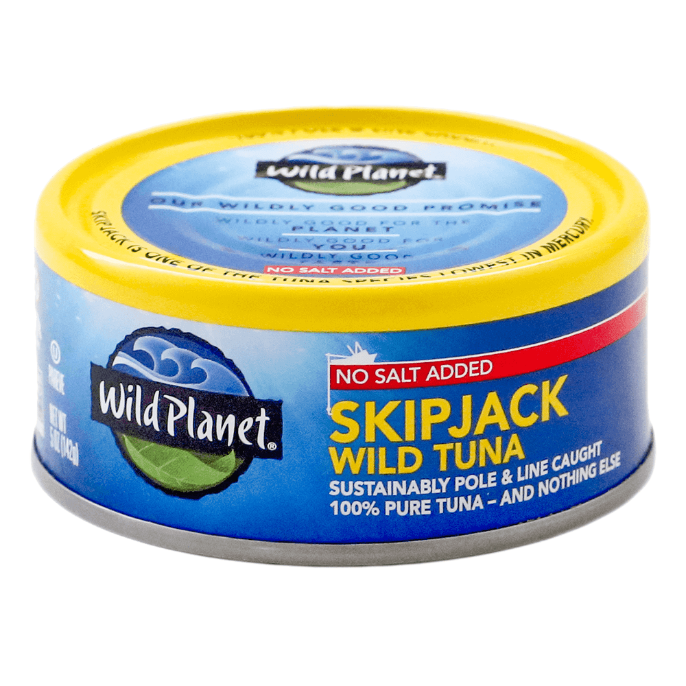 Skipjack Wild Tuna No Salt Added