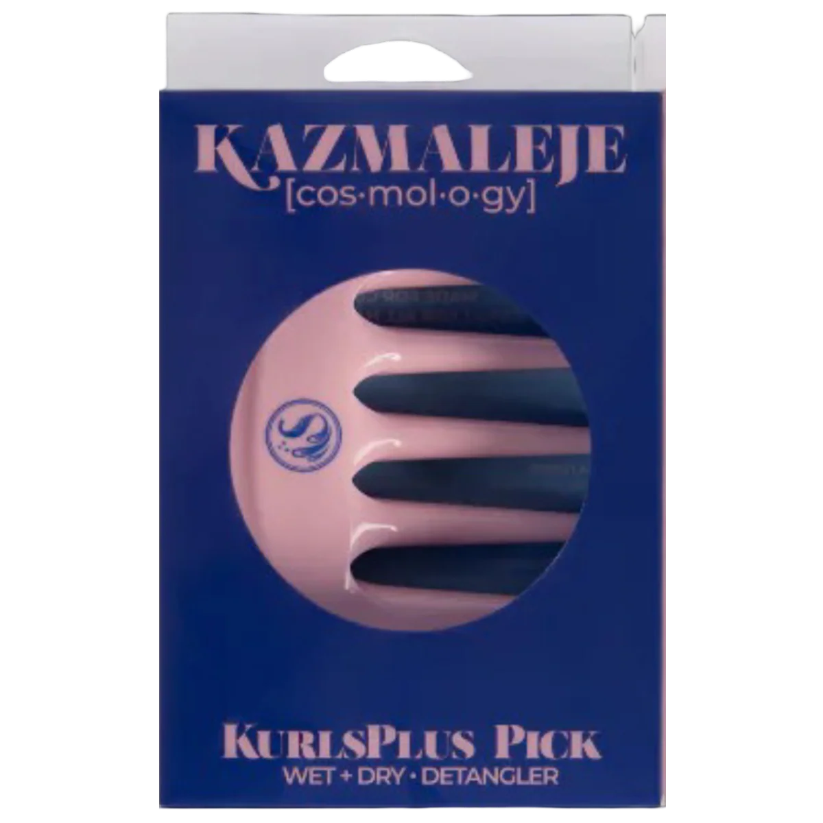 KurlsPlus Pick Hair Comb - Rose