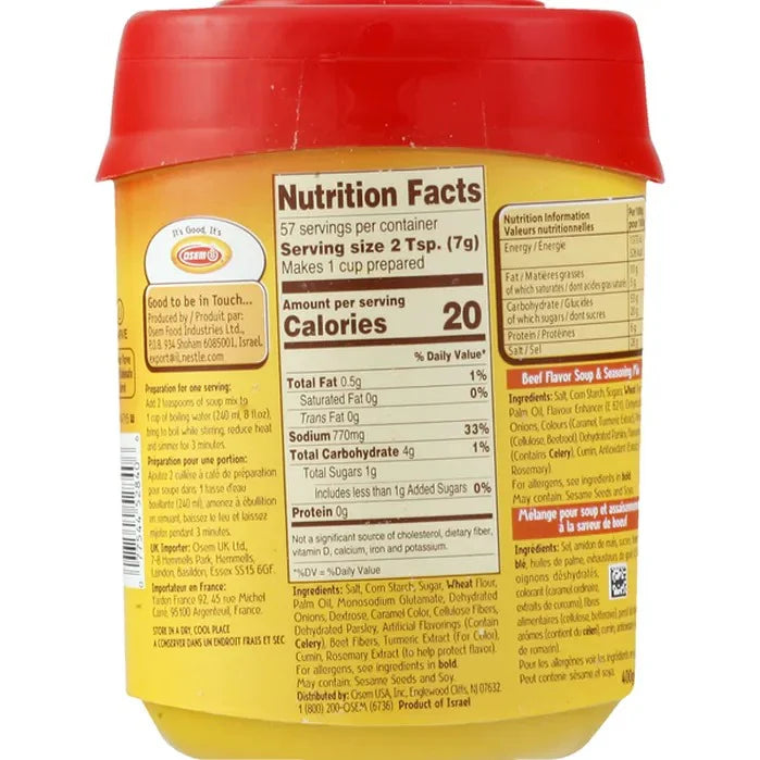Beef Soup & Seasoning Mix (3CT)