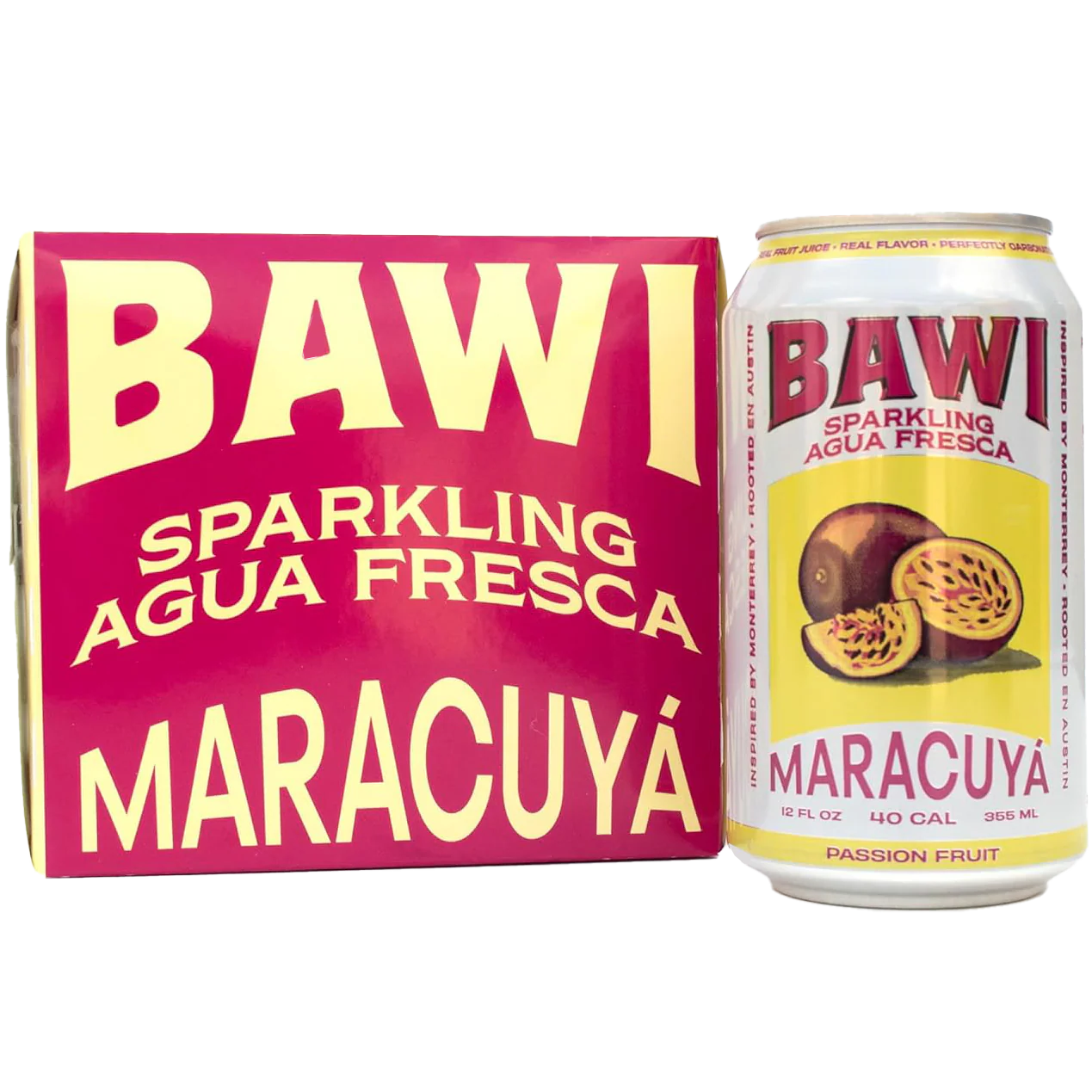 Sparkling Agua Fresca Maracuya - Passionfruit (4 Pack)