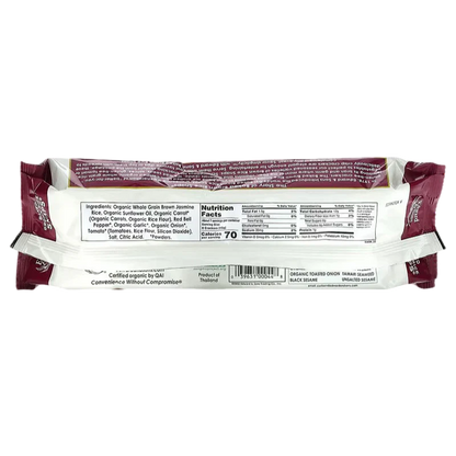 Organic Vegetable Brown Rice Snaps