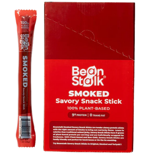 Savory Smoked Flavor Plant-Based Jerky Stick (24 Pack)