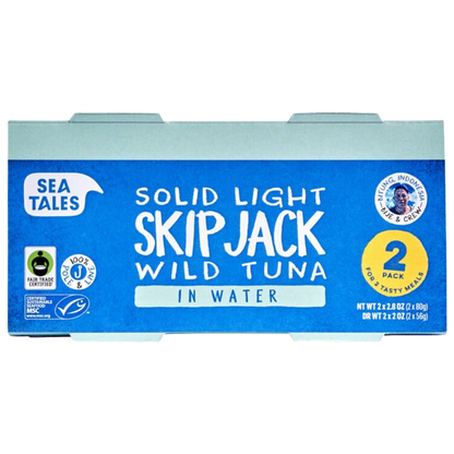 Solid Light Skipjack Wild Tuna In Water (2 Pack)