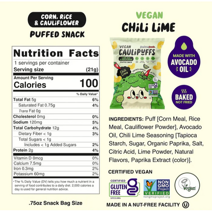 Chili Lime Puff Snacks (5 Pack)