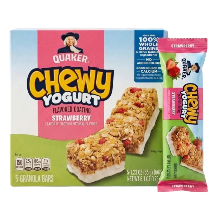Quaker Chewy Yogurt Granola Bars Strawberry