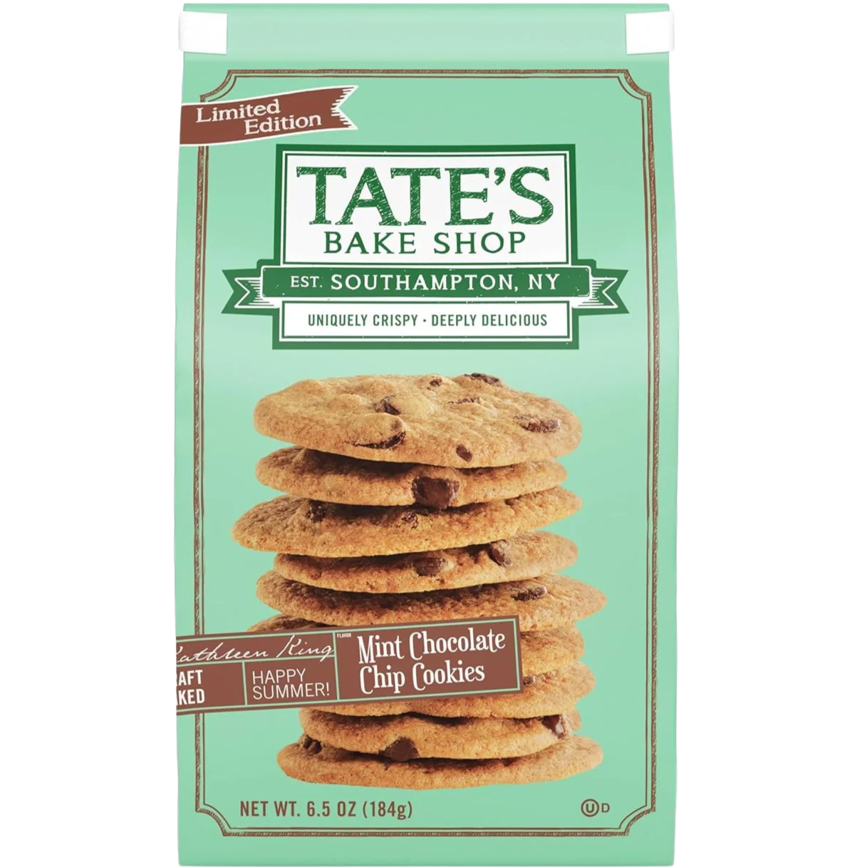 Mint Chocolate Chip Cookies
