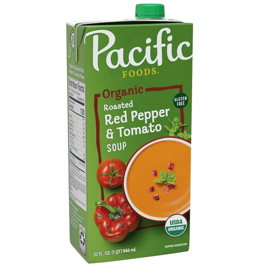 Organic Roasted Red Pepper & Tomato Creamy Soup