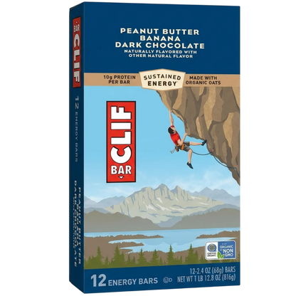 Peanut Butter Banana with Dark Chocolate Flavor Energy Bars (12 CT)