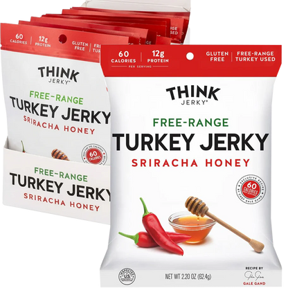 Free-Range Turkey Jerky Sriracha Honey (12 Pack)