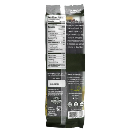 Organic Black Rice Noodles